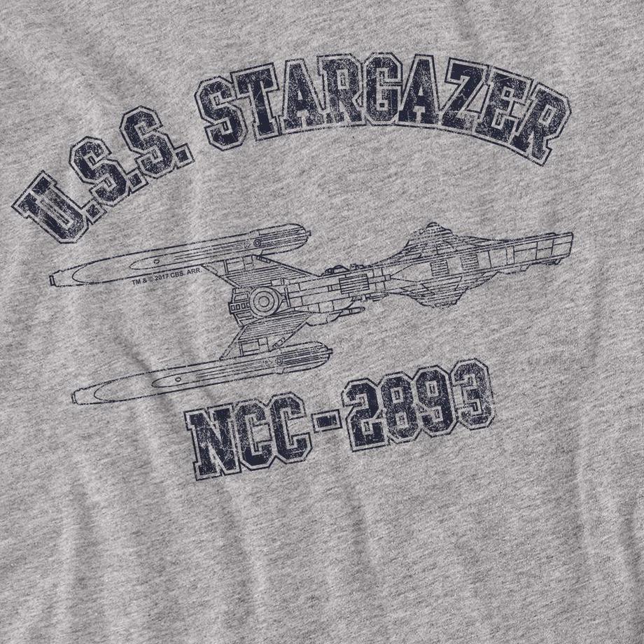 Star Trek Stargazer Athletic T-Shirt Maniche Lunghe  