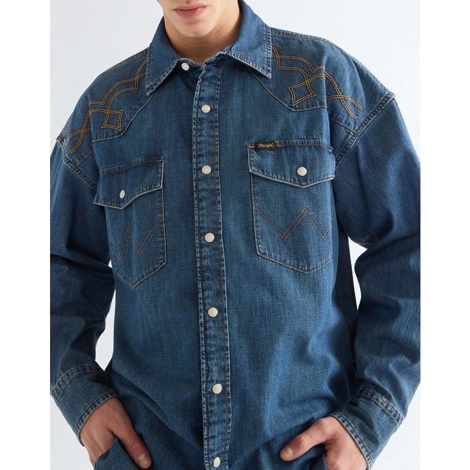 Wrangler  Jeanshemd Western 