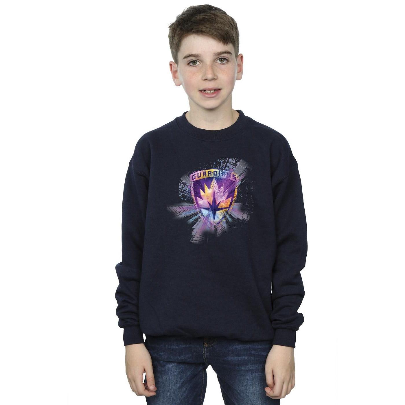 MARVEL  Guardians Of The Galaxy Abstract Star Lord Sweatshirt 