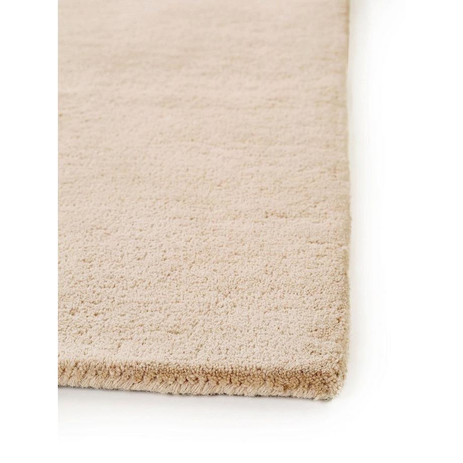 Benuta Tappeto passatoia in lana Bent Crema  