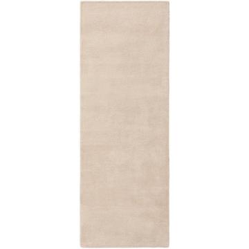 Tappeto passatoia in lana Bent Crema