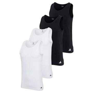 Unterhemd  4er Pack Figurbetont-Tank Top Active Flex Cotton 4PK