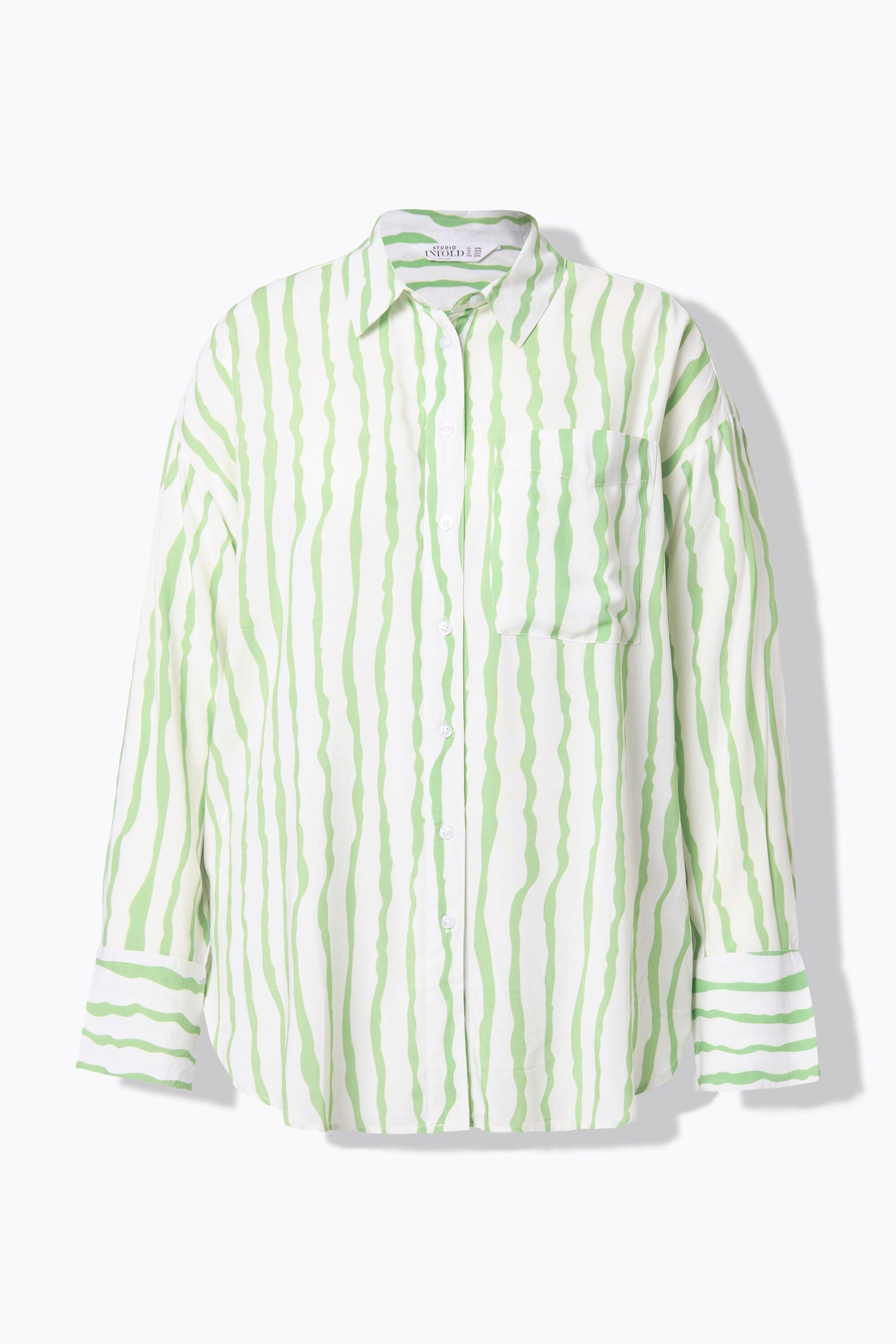 Studio Untold Oversized Hemdbluse Streifen  