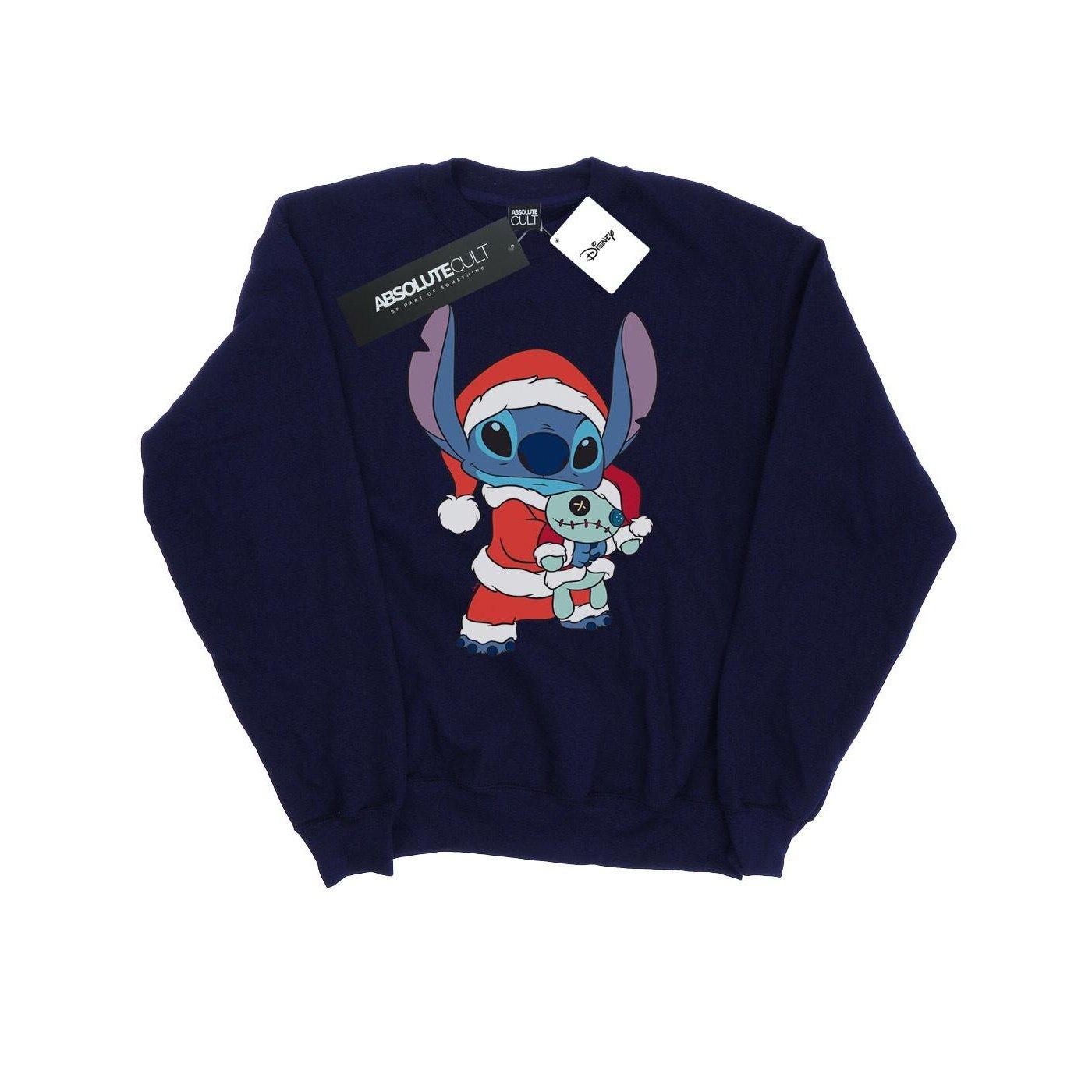 Disney  Lilo And Stitch Stitch Christmas Sweatshirt 