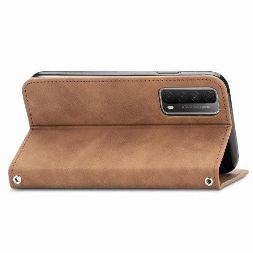 Cover-Discount  Huawei P Smart 2021 - Vintage Stand Flip Case Hülle 