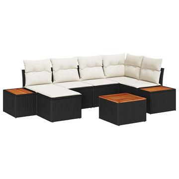 Garten-sofa poly-rattan