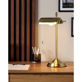 Beliani Lampe de bureau en Métal Rétro MARAVAL  