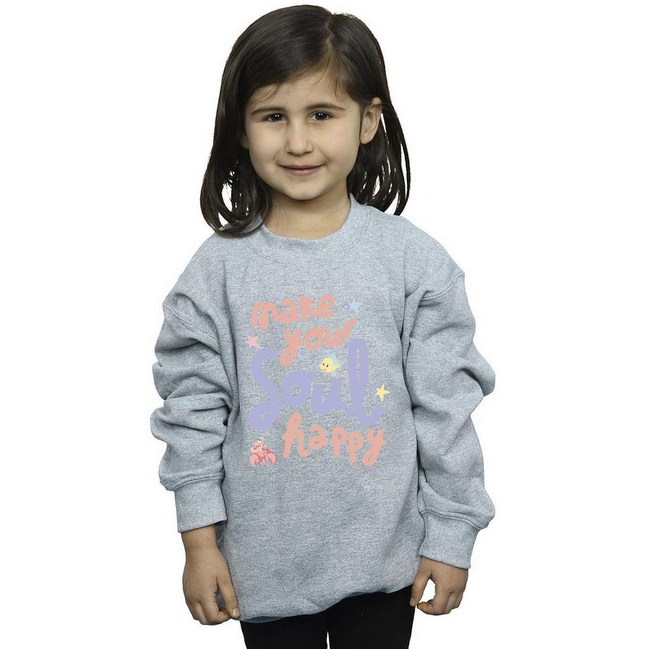 Disney  The Little Mermaid Happy Sweatshirt 