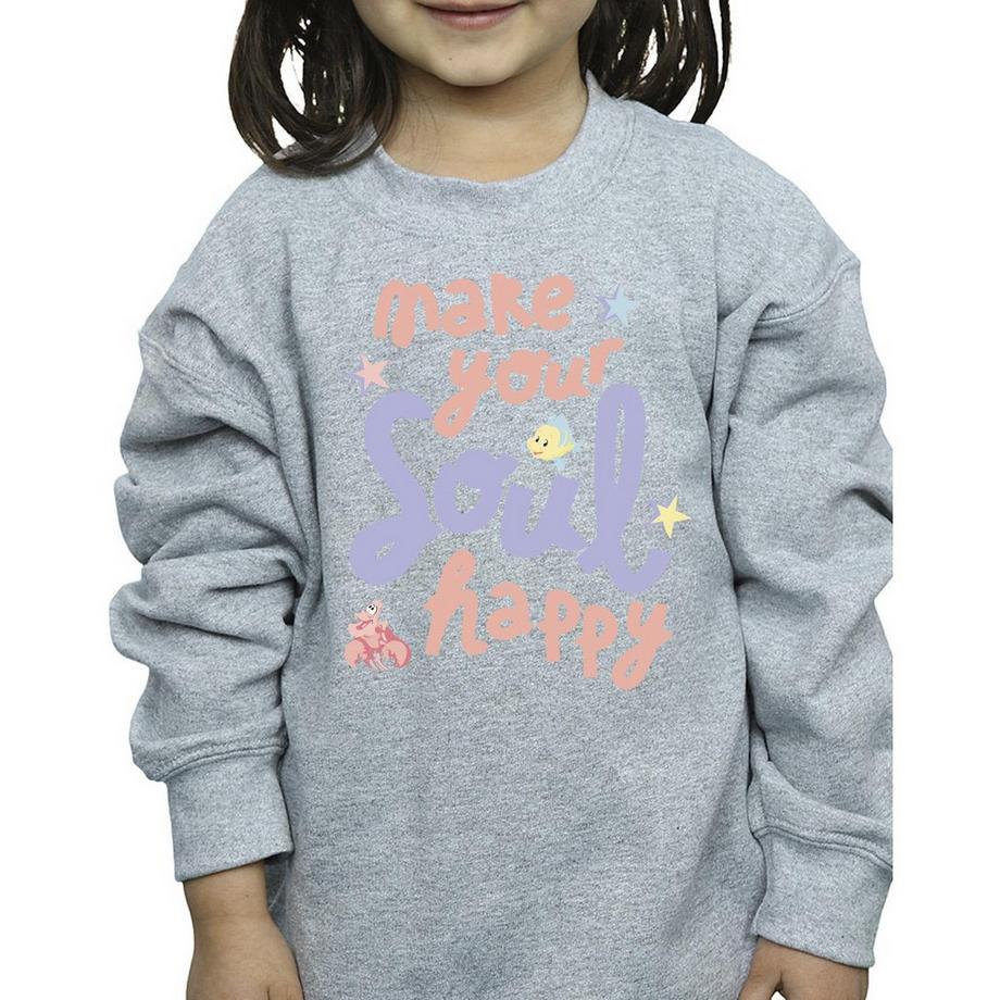 Disney  The Little Mermaid Happy Sweatshirt 