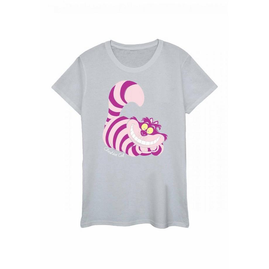 Alice in Wonderland Cheshire Cat Grafik Print T-Shirt  