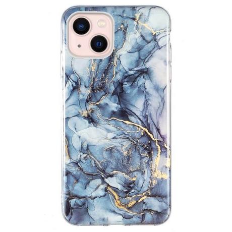 Cover-Discount  iPhone 15 Plus - Silikon Gummi Case Marble 