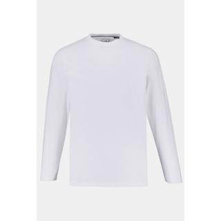 JP1880  Maglia basic a maniche lunghe bianco neve 