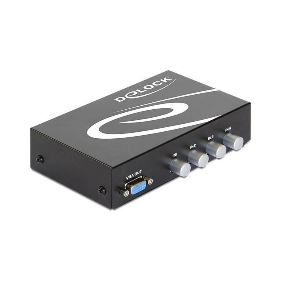 DeLock  VGA-Switchbox Port mit Audio 