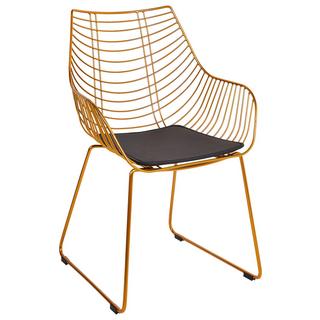 Beliani Lot de 2 chaises en Acier Moderne ANNAPOLIS  