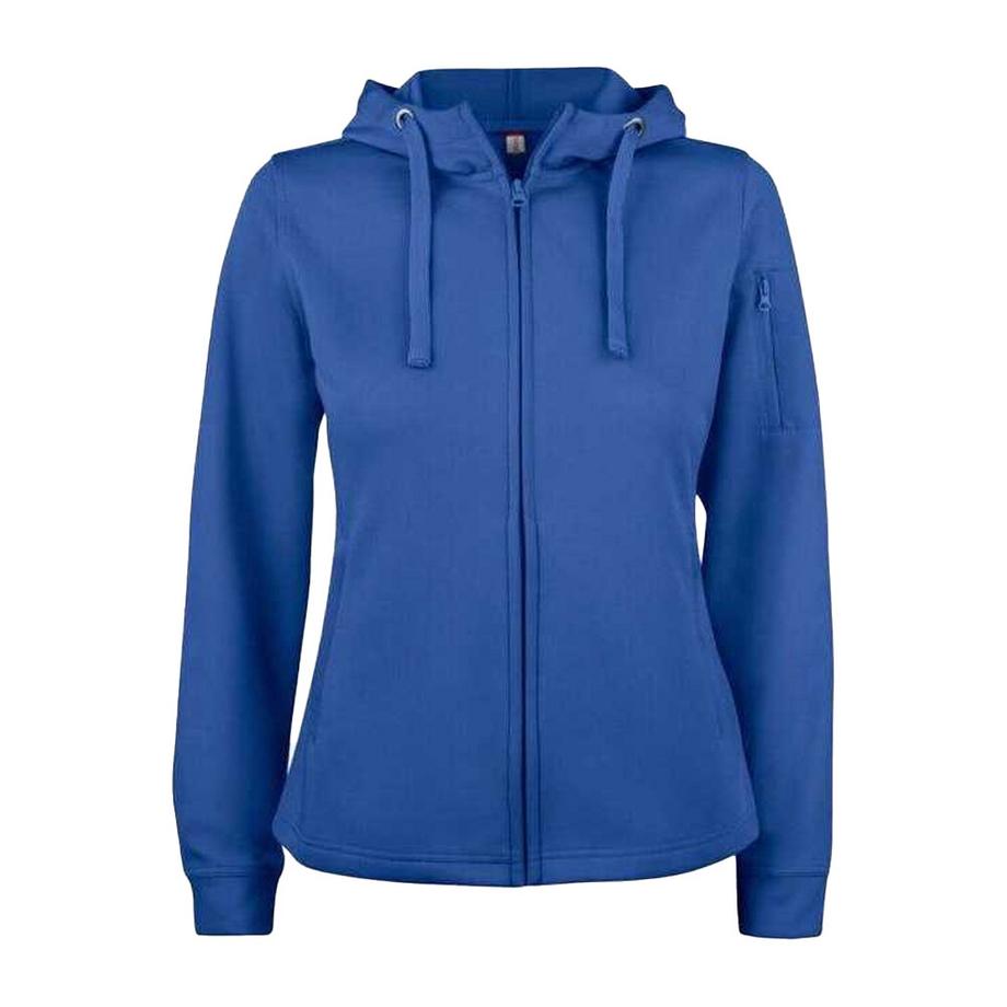 Basic Felpa Con Cappuccio E Zip Intera