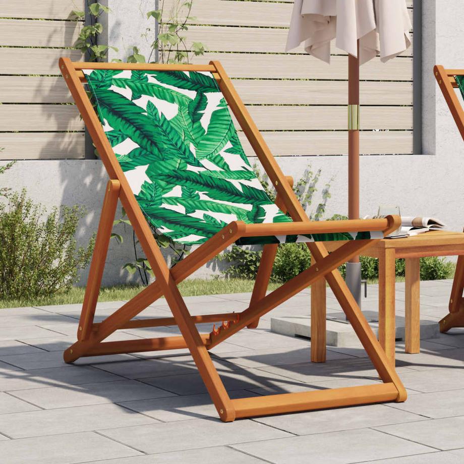 VidaXL Chaise de plage bois  