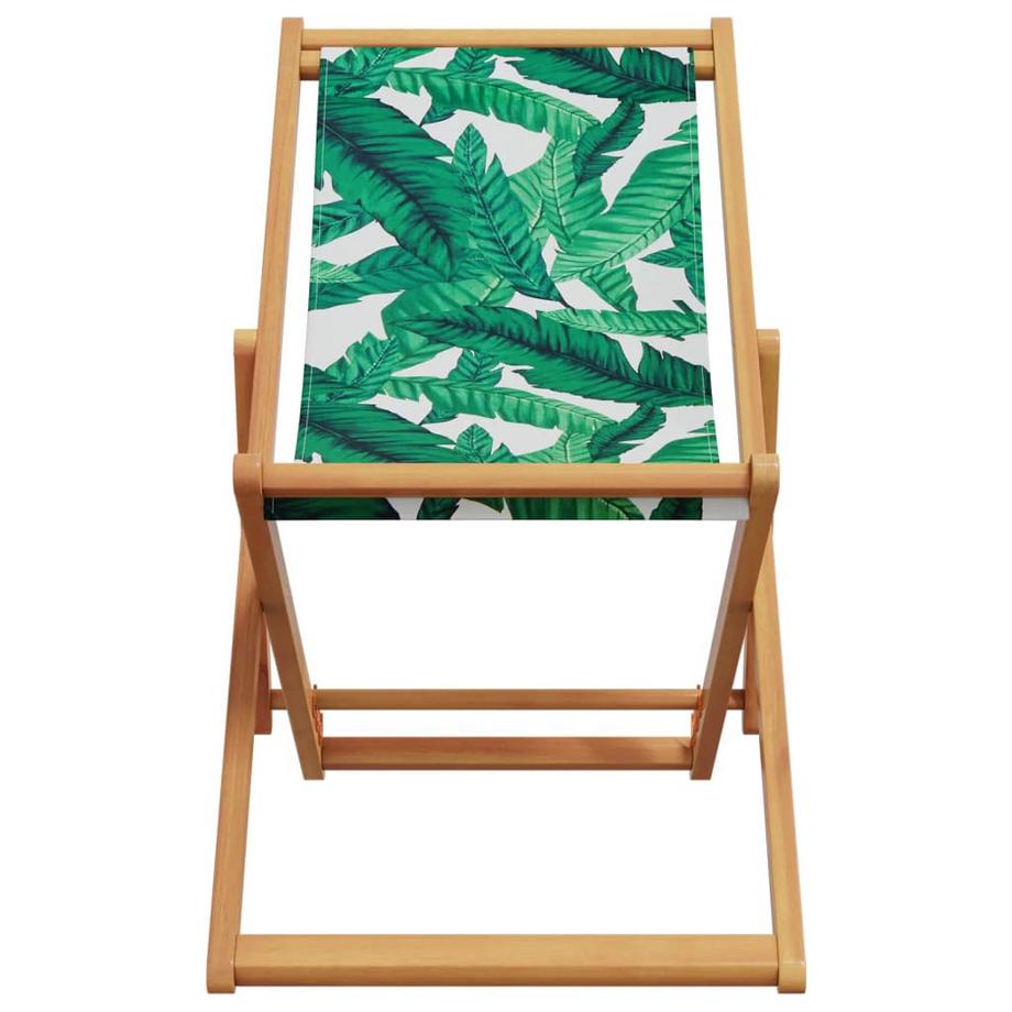 VidaXL Chaise de plage bois  