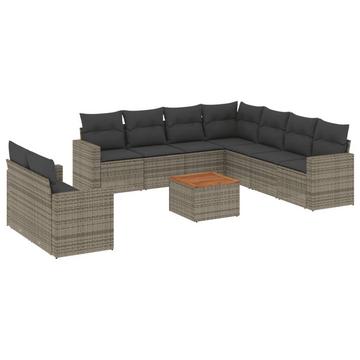Garten sofagarnitur poly-rattan