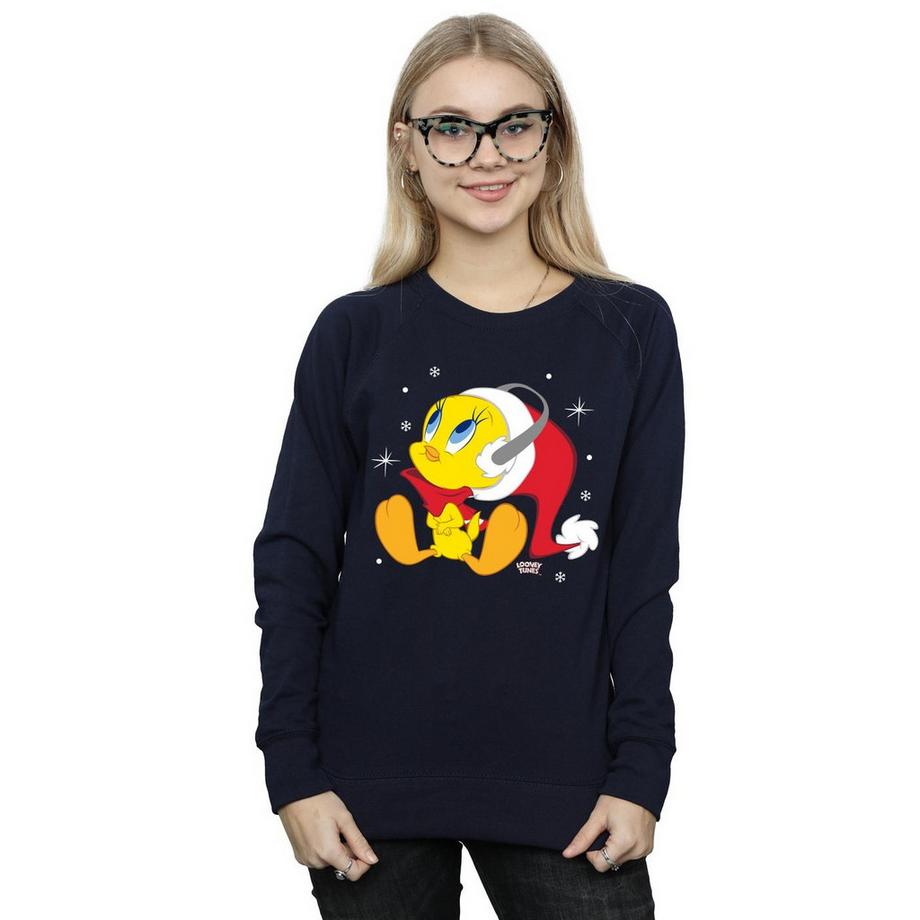 LOONEY TUNES Tweety Bird Sweatshirt Noël  