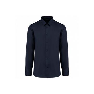 camicia a maniche lunghe popeline