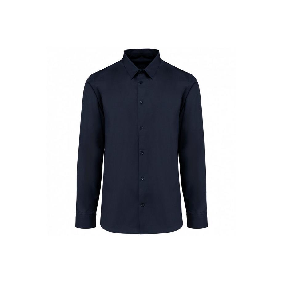 camicia a maniche lunghe popeline