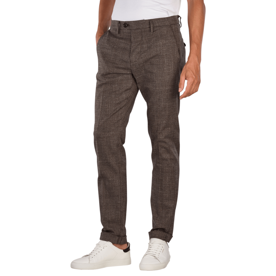 Mason's Torino Slim Fit Check Chino  