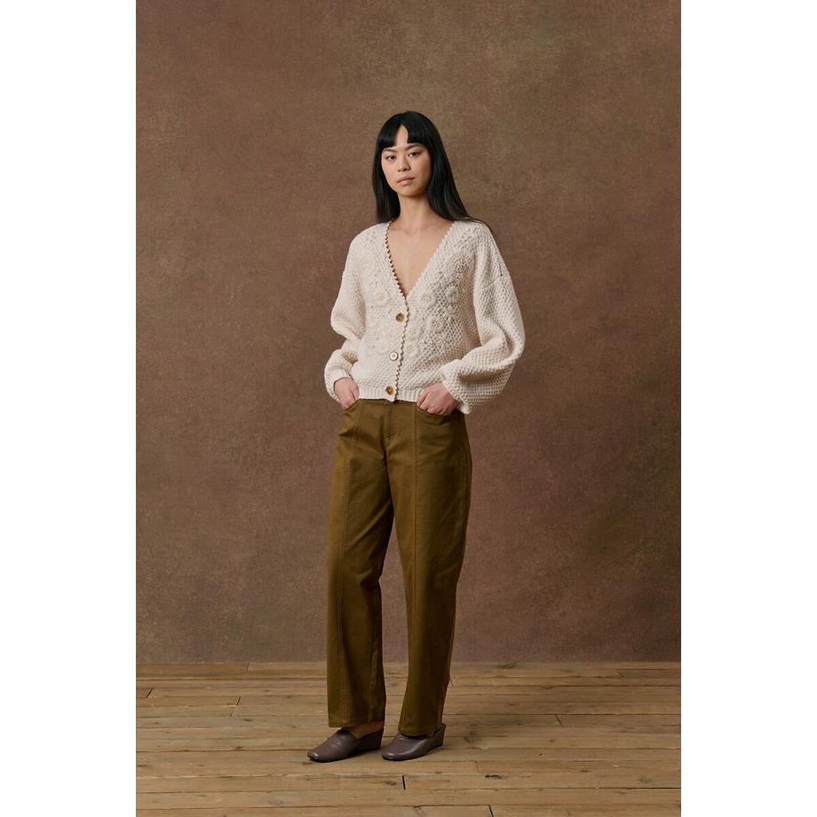Louise-Misha Cardigan col V brodé  