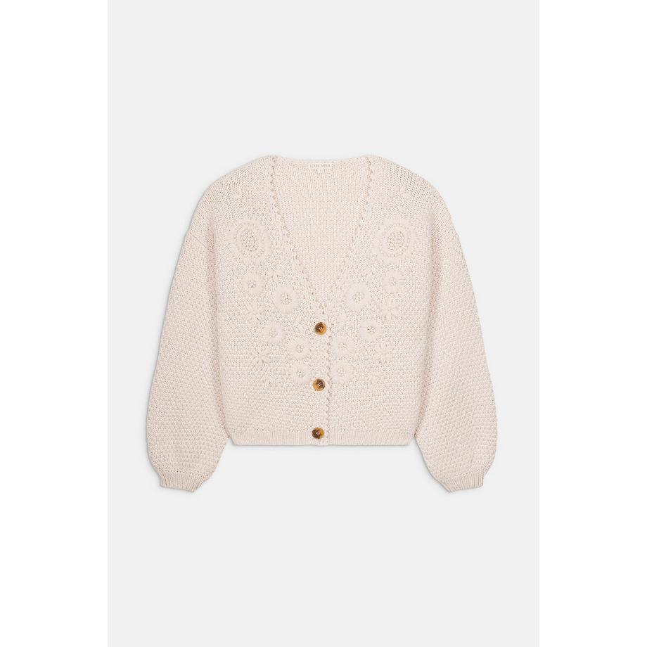 Louise-Misha Cardigan col V brodé  
