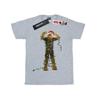 STAR WARS  Chewbacca Christmas Lights TShirt 