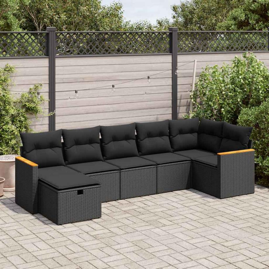 VidaXL Gartensofa set poly-rattan  