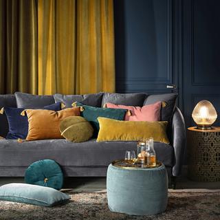 La Redoute Intérieurs Pouf velours Velvet  