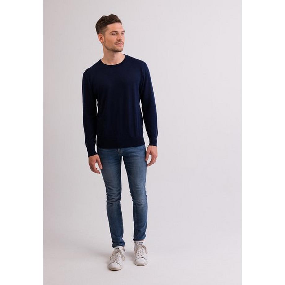 CASH-MERE.CH Kaschmir Rundhals Pullover  