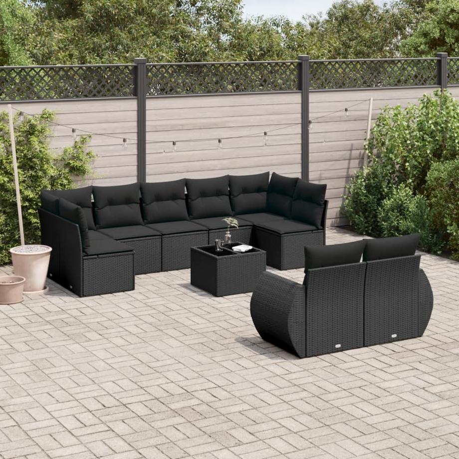 VidaXL Garten sofagarnitur poly-rattan  