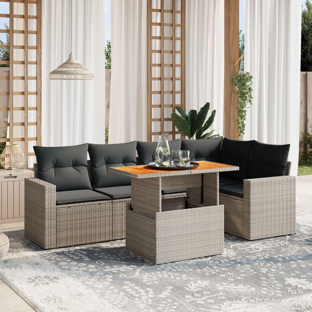 VidaXL Garten sofagarnitur poly-rattan  