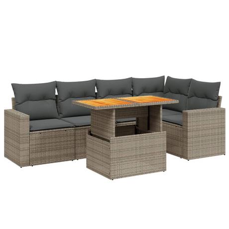 VidaXL Garten sofagarnitur poly-rattan  