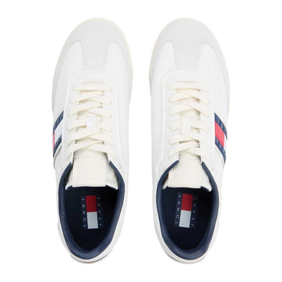 TOMMY JEANS Scarpe Sportive in Pelle Scamosciata Taglio Basso  