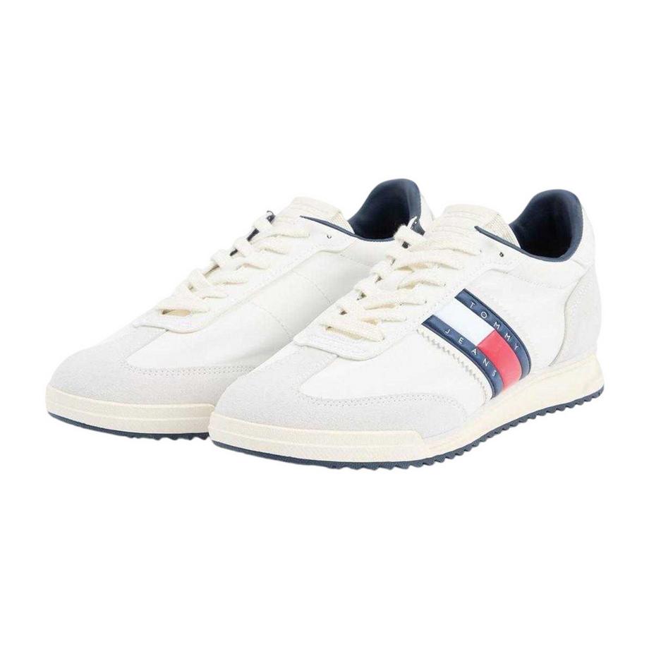 TOMMY JEANS Scarpe Sportive in Pelle Scamosciata Taglio Basso  