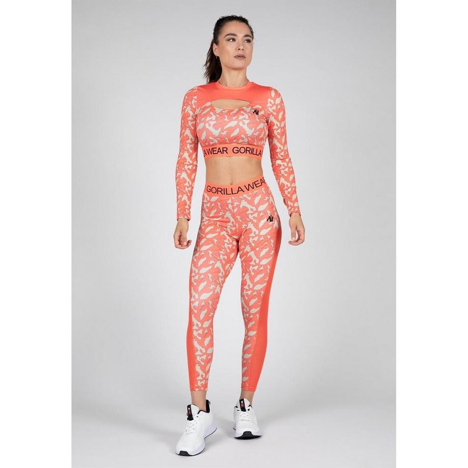 Gorilla Wear  damen-trainingoberteil mit langen ärmeln oeo 