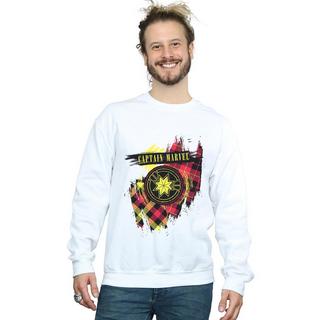 MARVEL  Captain Tartan Patch Sweatshirt 