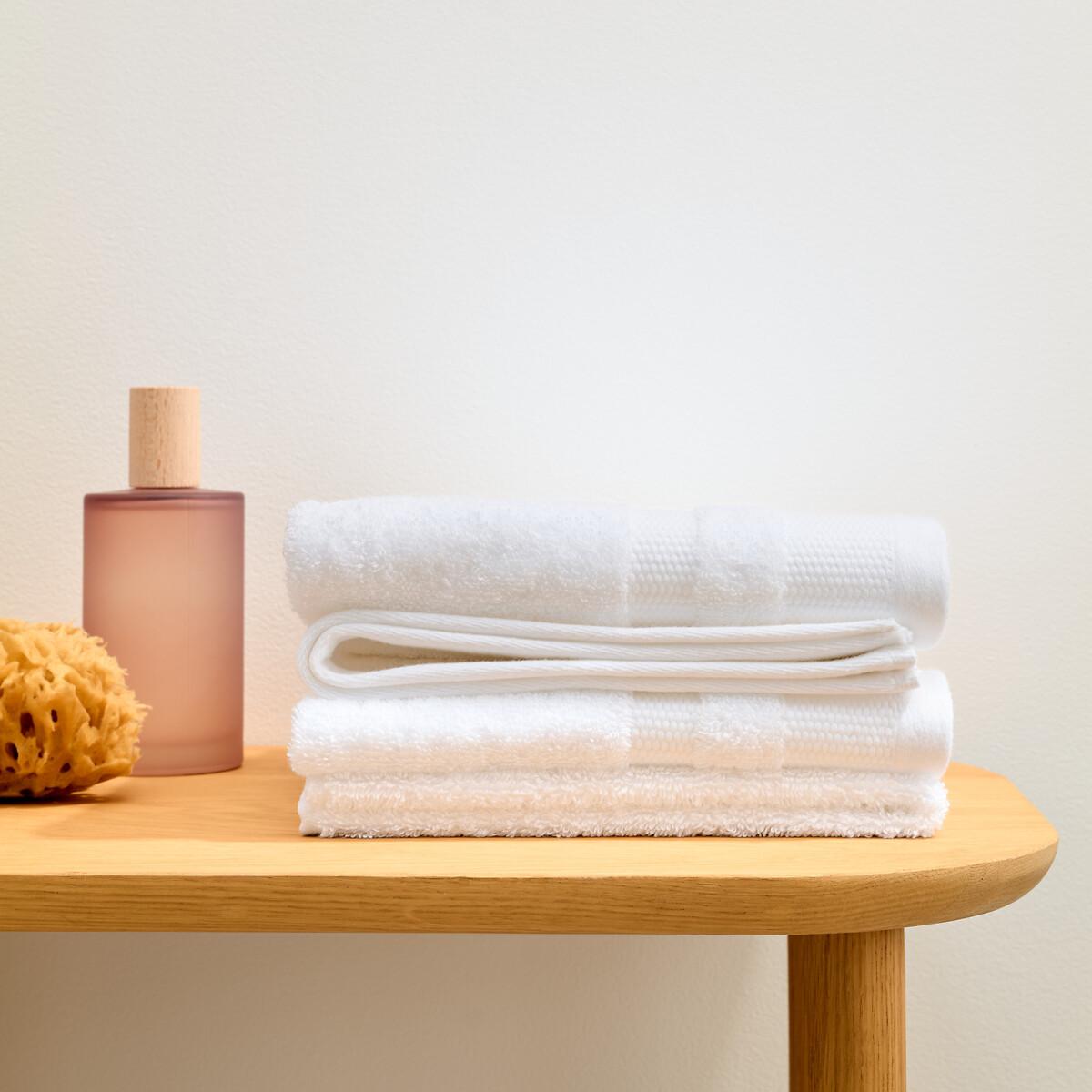 La Redoute Intérieurs Set mit 4 Gästehandtüchern aus ägyptischer Baumwolle 600g/m2  