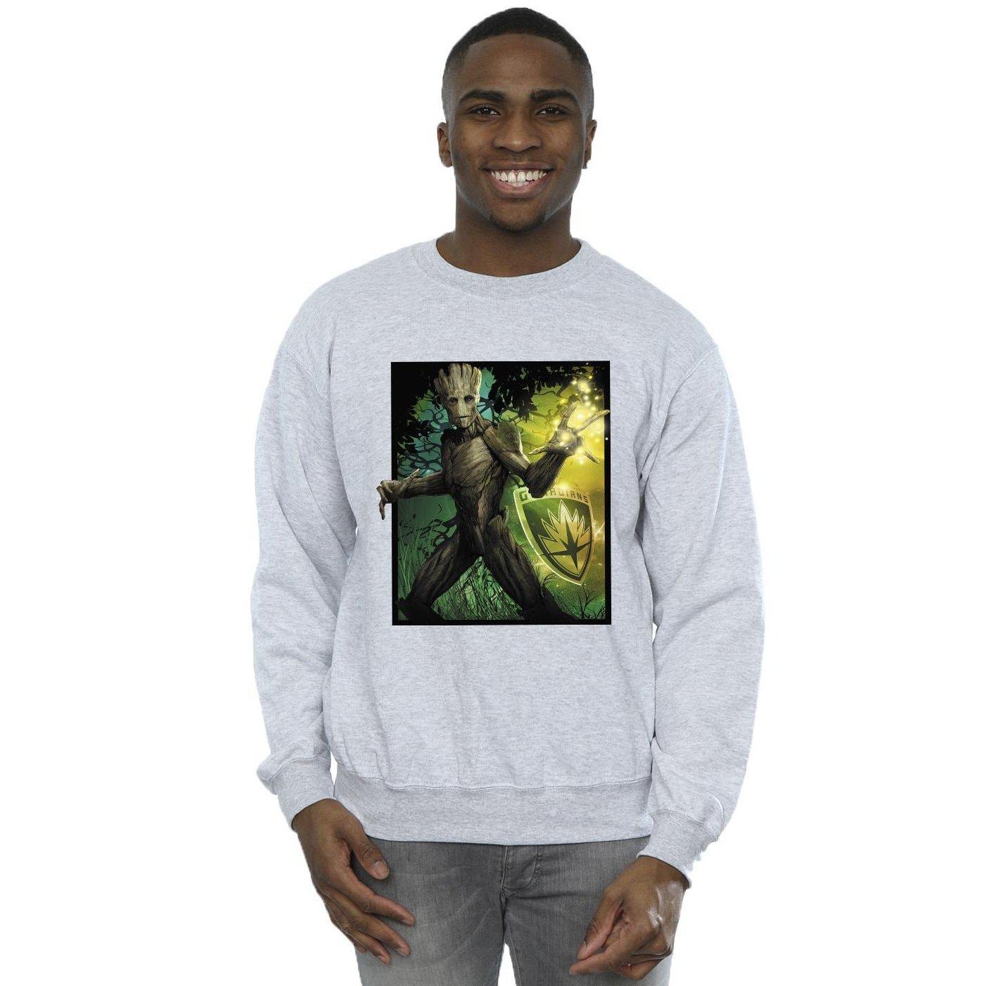 MARVEL  Guardians Of The Galaxy Groot Forest Energy Sweatshirt 