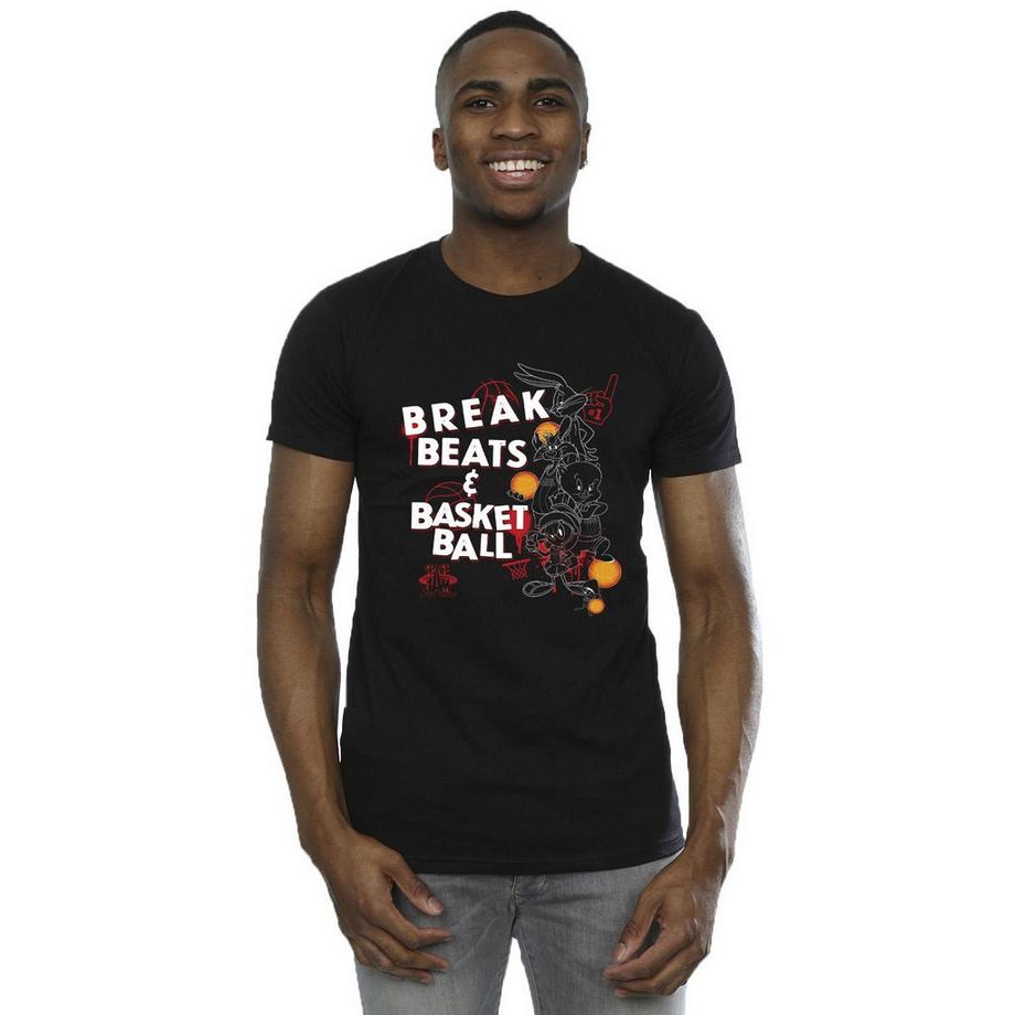 Space Jam T-Shirt Break Beats & Basketball  