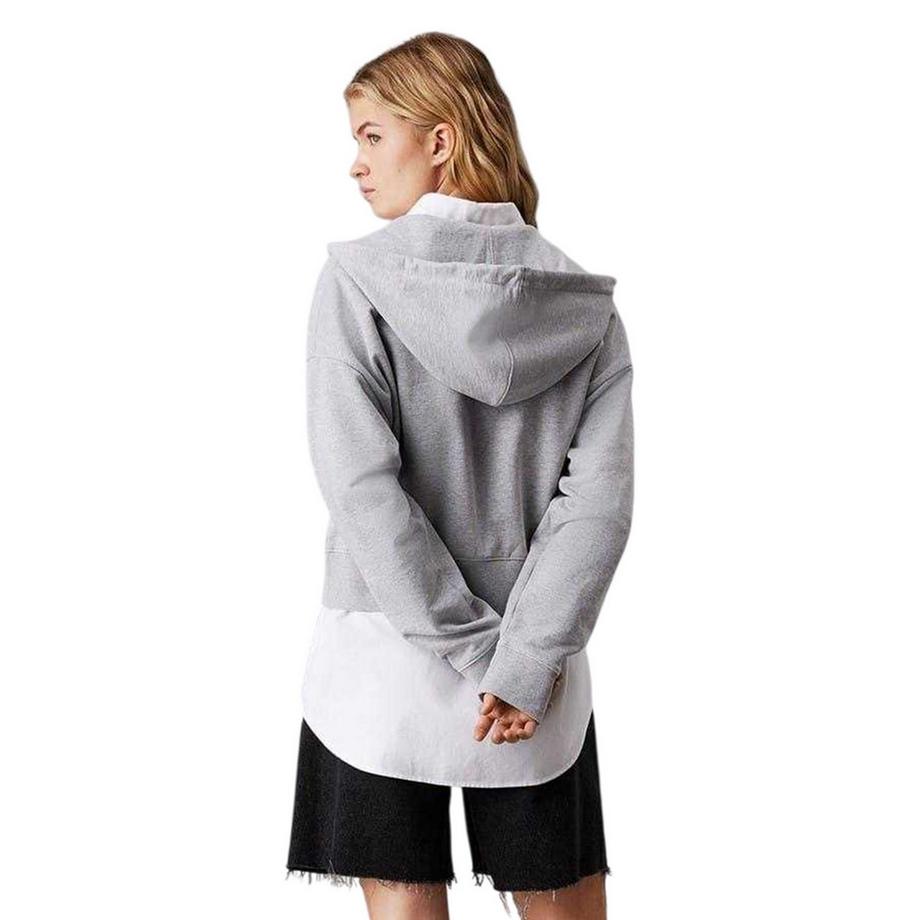 Calvin Klein Felpa Con Cappuccio E Zip Intera  