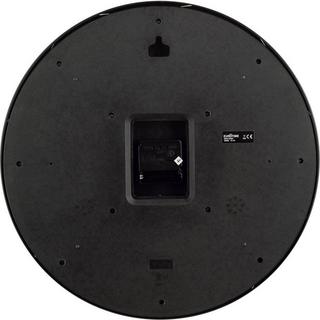 EUROTIME Radiocontrollato Orologio da parete 40 cm Nero  