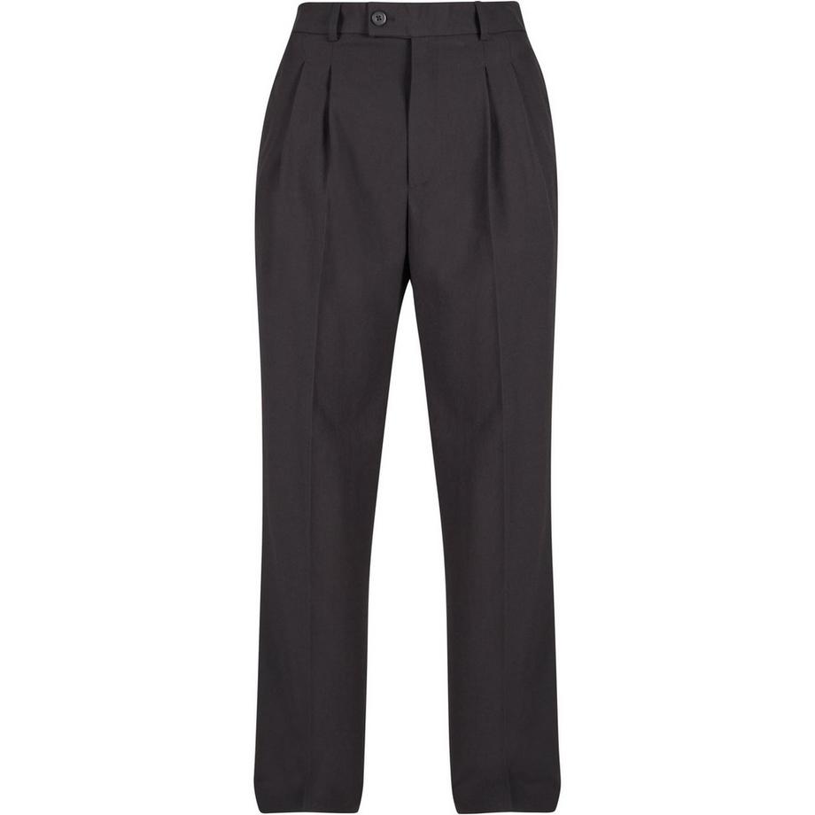 URBAN CLASSICS Pantalon Double Plissé Carotte Slim Fit  