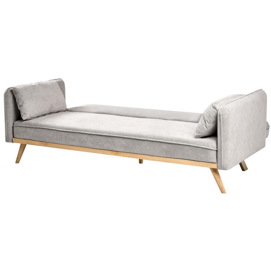 Beliani Canapé-lit en Tissu Minimaliste ASAA  