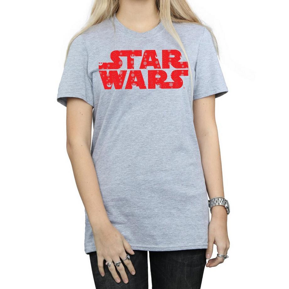 STAR WARS Star Wars Christmas Logo T-Shirt  