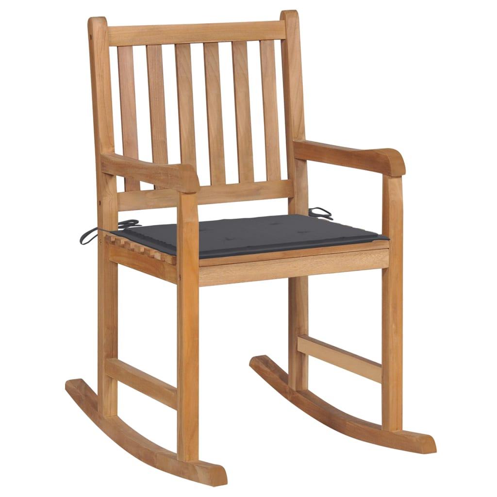 VidaXL Chaise à bascule bois  