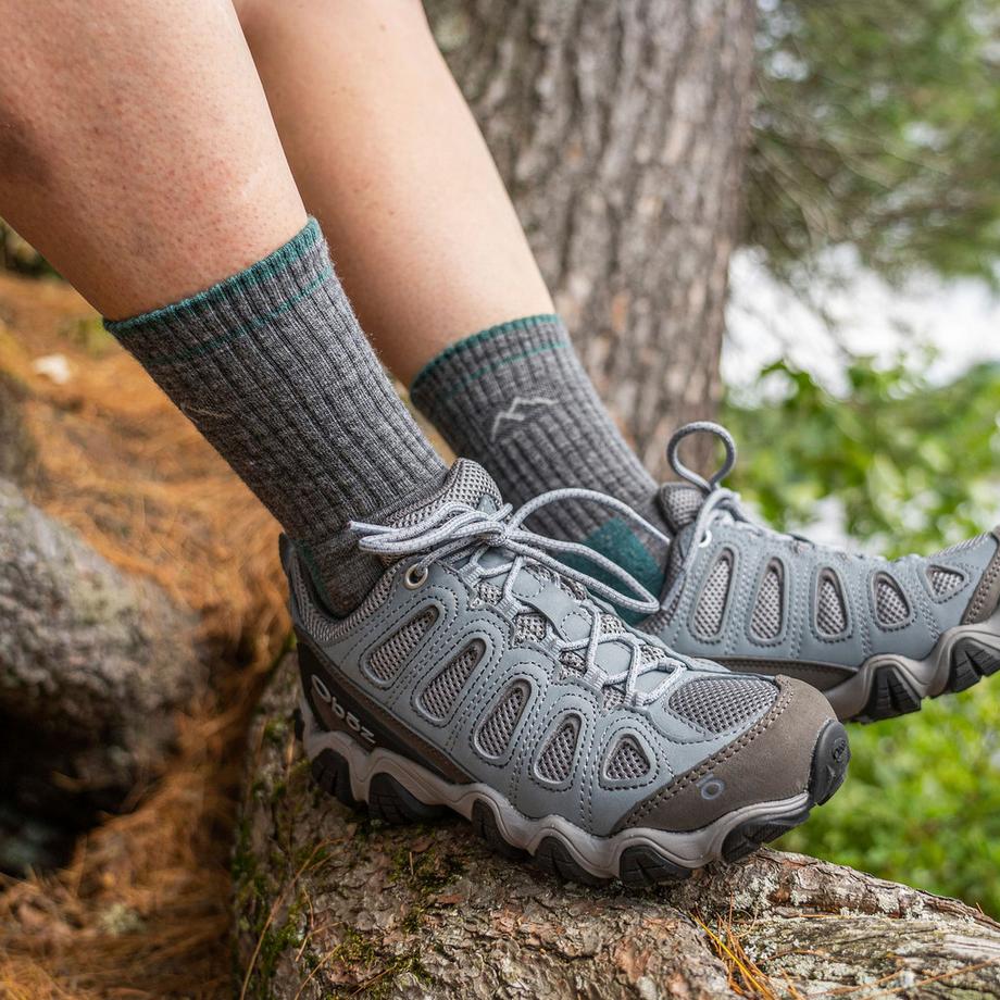 Darn Tough Vermont  Darn Tough Chaussettes Femme Micro Crew Randonnée Mi-Épaisses Laine Mérinos 