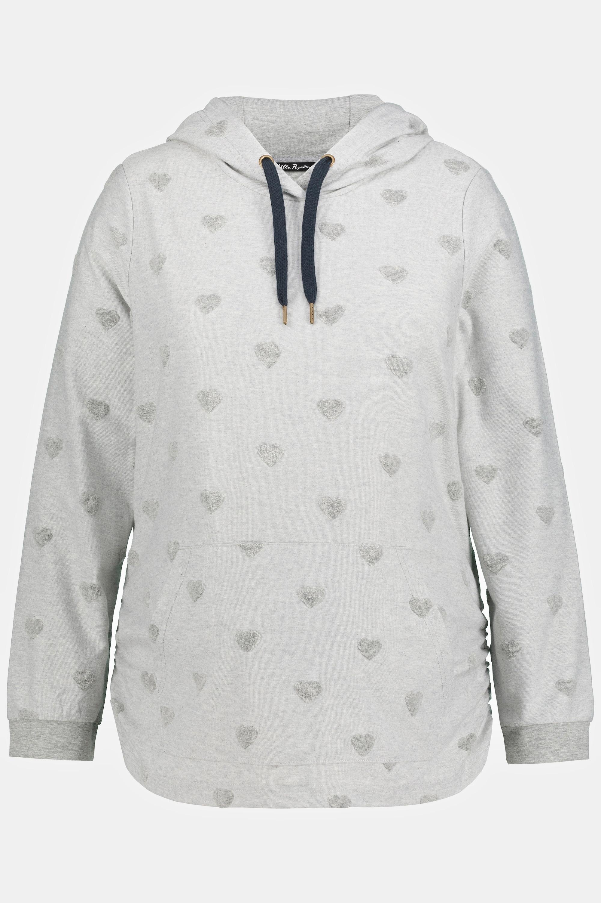 Ulla Popken  Bellieva Hoodie, Kapuze, Langarm 